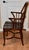 Wood Late 20th Century Vintage Windsor Spindle Wheel Back Armchair For Sale - Image 7 of 13