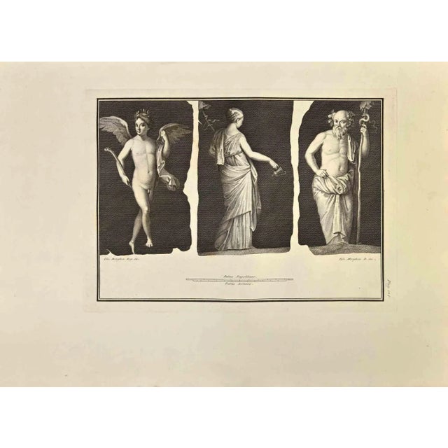 Pan Teaching Daphnis To Play from "Antiquities of Herculaneum" is an etching on paper realized by Carlo Cataneo in the...