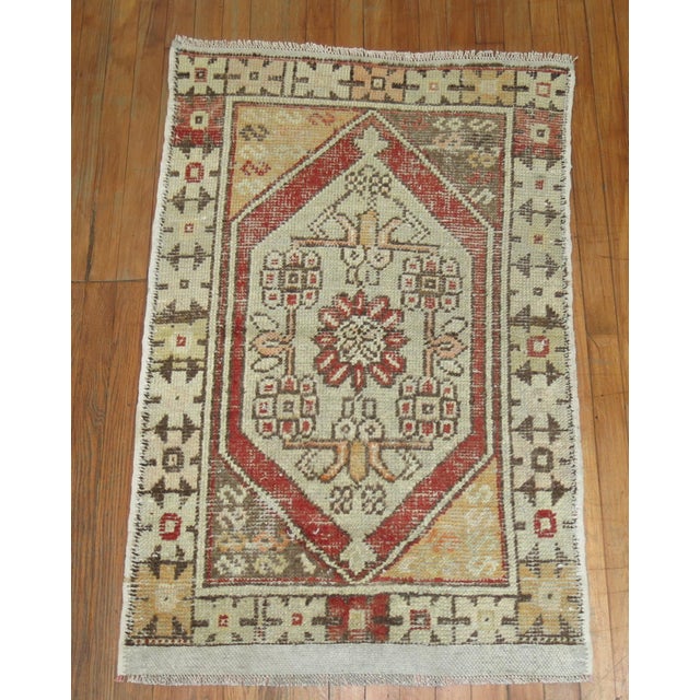 Early 21st Century Vintage Turkish Anatolian Rug - 0' x 9'2" For Sale - Image 5 of 5