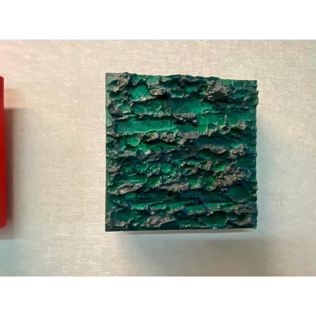 Green Space Age Fiberglass Wall Lamps by Uwe Mersch, 1970s, Set of 3 For Sale - Image 8 of 18