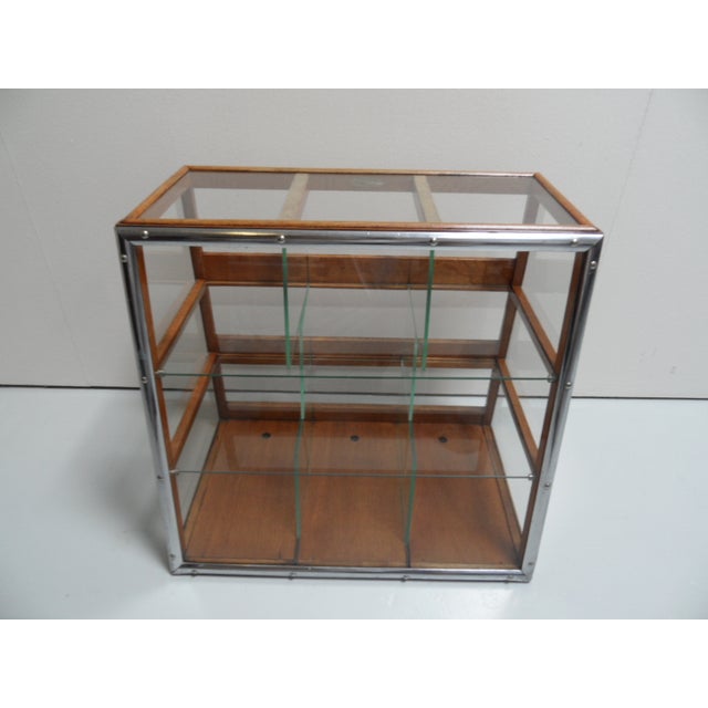Vintage Dutch Bakery Display Cabinet, 1930s For Sale - Image 4 of 17