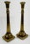 Grand Vintage Fluted Brass Candlesticks, a Pair For Sale - Image 4 of 9