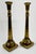 Large Vintage Fluted Brass Candlesticks, a Pair For Sale - Image 4 of 8