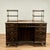 Rare and important early 19th Century desk handcrafted in calamander wood featuring two organizers on the banded top with...