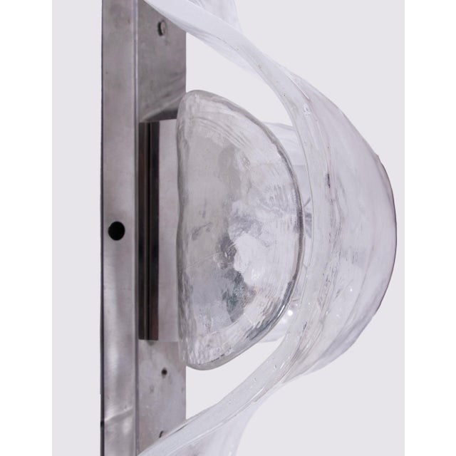 Large Murano Glass Wall Sconce from Mazzega, 1960s For Sale - Image 4 of 18