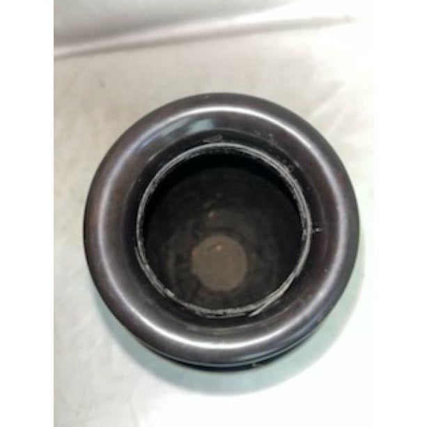 1920s 1920s Black and Metallic Vase With Birds and Flowers For Sale - Image 5 of 12