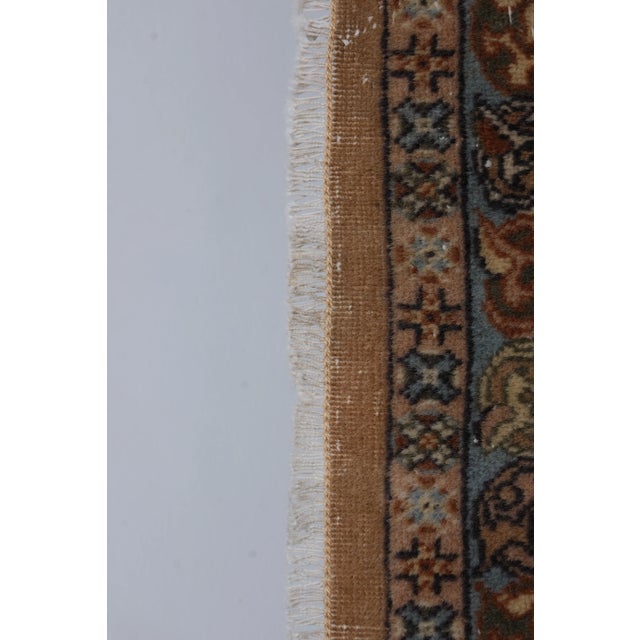 Vintage Animal Garden Turkish Oushak Rug With Rich Border 6'6'' X 9'3'' For Sale - Image 6 of 11