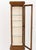 Modern Illuminated Glass-Paneled Fruitwood Vitrine For Sale - Image 4 of 9