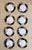 1970s 1970s Japan Fitz and Floyd Cloisonné Peony Flowers Porcelain Plates Service for 8 - Set of 16 For Sale - Image 5 of 7