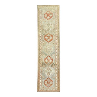 Earth Tone Malayer Antique Persian Runner - 3'2" x 12' For Sale