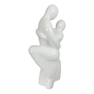 Original Vintage Dancers Lovers Haeger Sculpture Ceramic Art Pottery White Statue 1993