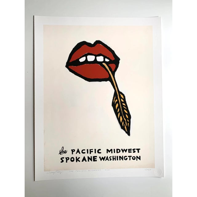 Mid-Century Modern Pacific Midwest Limited Edition Giclee by Neicy Frey 22 X 28 For Sale - Image 3 of 11