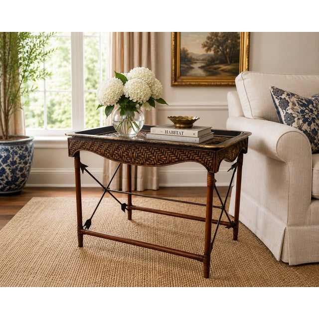 In excellent condition! Maitland-Smith is renowned for crafting exquisite and distinctive decorative accessories,...