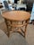 1990s 1990s Vintage Ethan Allen Round Rattan End Table For Sale - Image 5 of 9