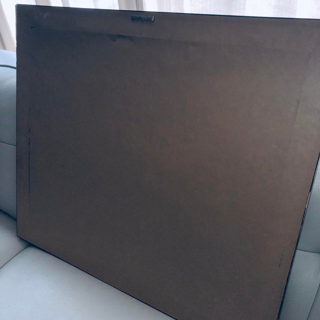 Original Batik Painting of Young Ibex, Framed Under Glass For Sale - Image 11 of 11