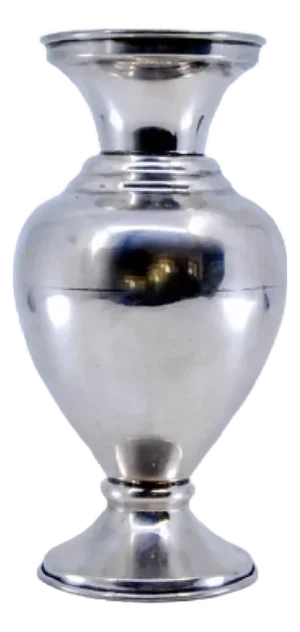 Small Silver Jug with Circular Base and Gold Interior