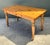 Khaki Vintage Knotty Pine Farm Table For Sale - Image 8 of 12