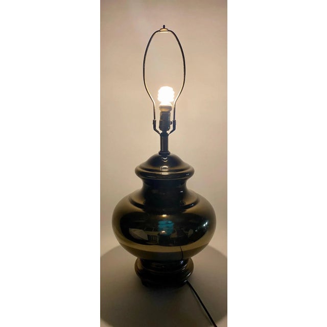 Mid-Century Modern Copper Table Lamp, a Pair For Sale - Image 12 of 13