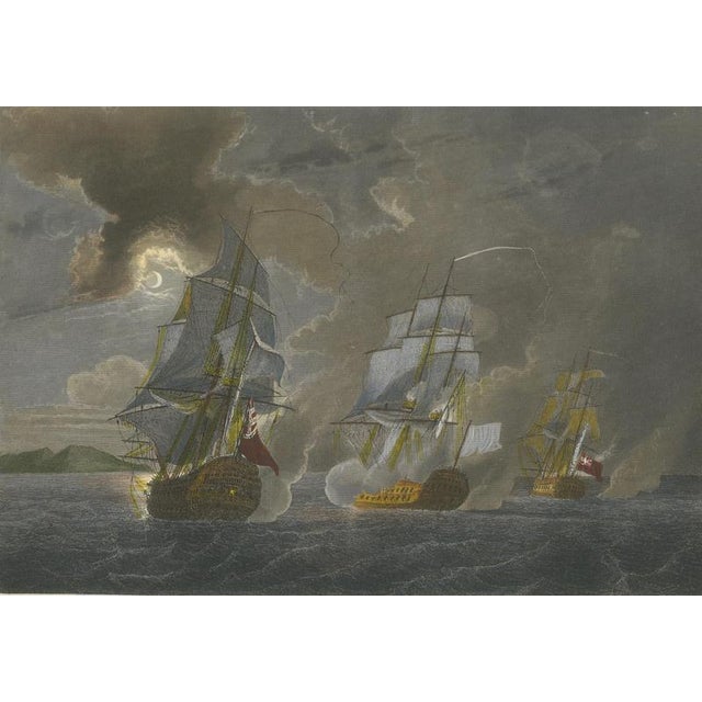 Mid 19th Century After Baron Théodore Gudin, French Triton Fighting HMS Jupiter and Medea, 1840, Engraving For Sale - Image 5 of 10