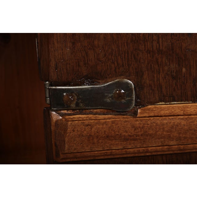 Small Antique Baroque Walnut Wall Cabinet, 1750s For Sale - Image 18 of 18