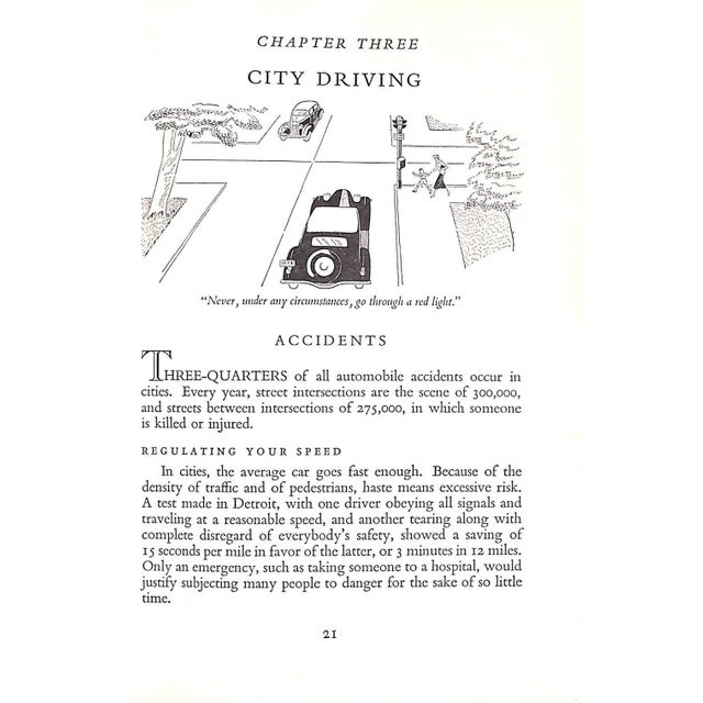 "Common Sense: In Driving Your Car" 1936 Douglas, Richard Alexander For Sale - Image 4 of 7