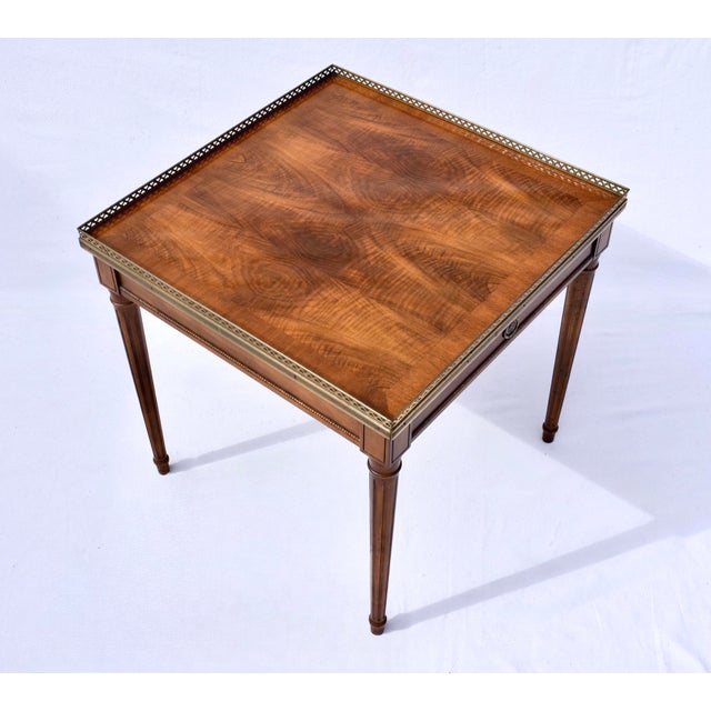 Vintage Baker Furniture French Louis XVI Style Walnut Accent Table ...