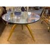 Art Deco Eglomise Blue Mirrored Top Side-Table, Attrib. to Jules Leleu For Sale - Image 17 of 18
