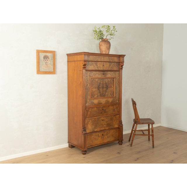 Vintage Secretaire in Wood For Sale - Image 3 of 14