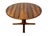 Exceptionally well-preserved Mid-Century dining table made of striking Brazilian rosewood. Supported by a pedestal base,...