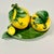 1980s Vintage Hollywood Regency Majolica Lemon Salt & Pepper Shaker - Set of 3 For Sale - Image 17 of 17