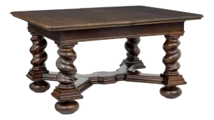 Antique Extending Dining Table in Oak, 1900