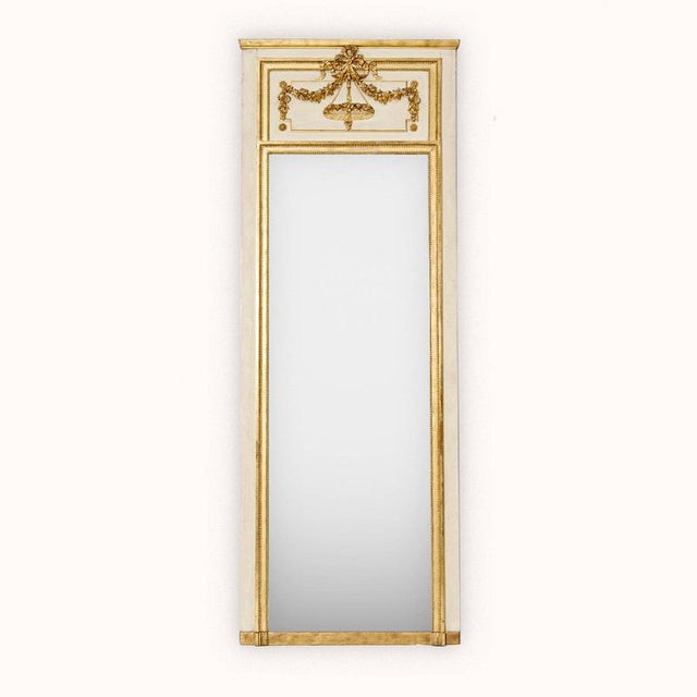 Glass French Louis XVI Style Mirror For Sale - Image 7 of 8