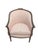 Wood Late 19th Century Bergere Tub Chair With Light Pink Ticking Stripe Upholstery For Sale - Image 7 of 17