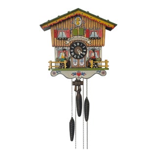 1970s West German Hofbräuhaus Chalet Cuckoo Clock For Sale