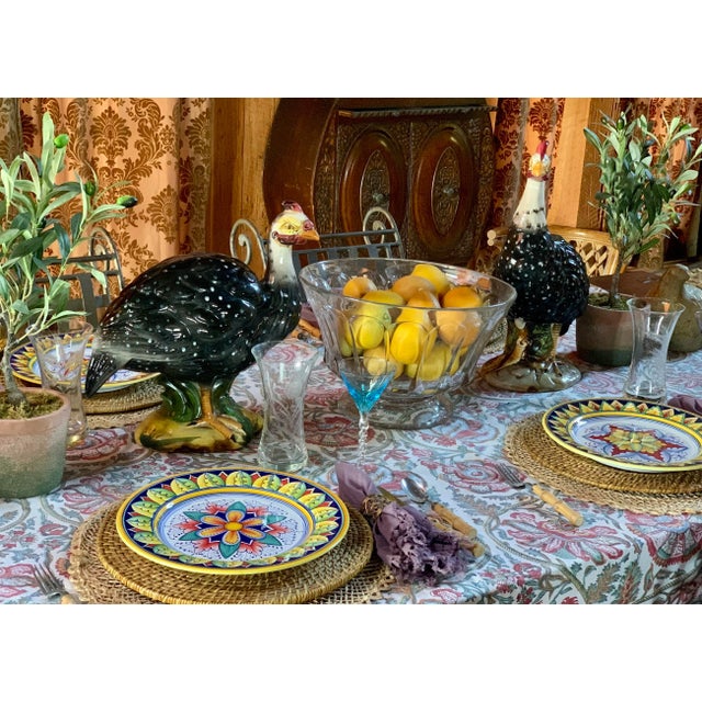 Maiolica is tin-glazed pottery decorated in colors on a white background. The most renowned Italian maiolica is from the...