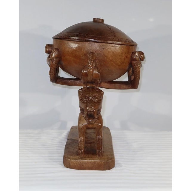 Brown African Tobacco Pot, 20th Century For Sale - Image 8 of 18