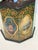 Industrial Savage London Painted Tole Canister + Faux Orchid Arrangement, 19th-Century For Sale - Image 3 of 12