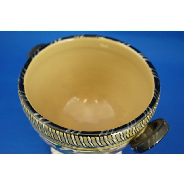 Vintage Vitrified Enamel Ceramic Cup Vase by MAR M.A.R. Pesaro, 1950s For Sale - Image 12 of 18