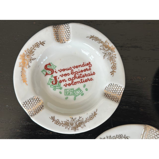Mid 20th Century Vintage French Limoges Ashtray Catchalls For Sale - Image 5 of 12
