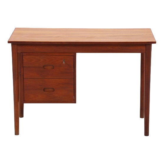 Vintage Danish Teak Desk For Sale