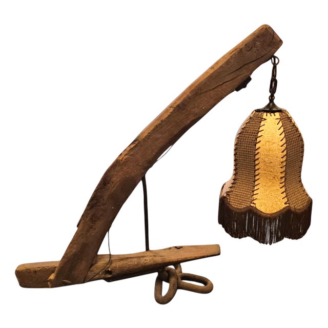 Farmhouse Agricultural Tools Floor Lamp, 1960s For Sale