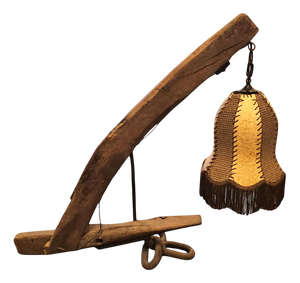 Farmhouse Agricultural Tools Floor Lamp, 1960s