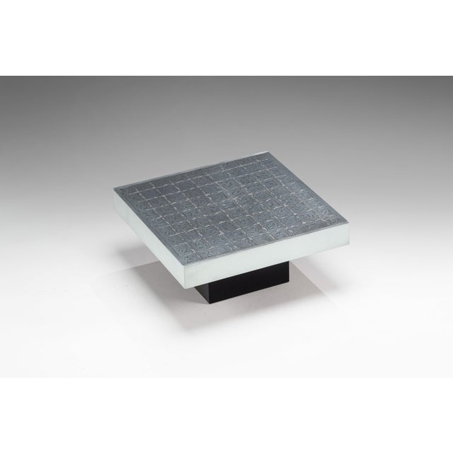 Etched Coffee Table by Bernhard Rohne, 1970s For Sale - Image 4 of 15