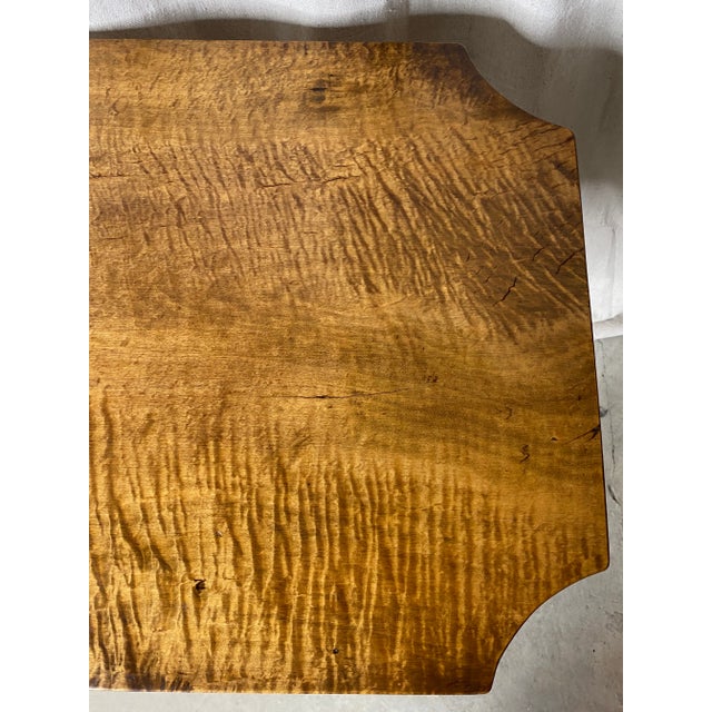 18th Century Tiger Maple Candle Stand For Sale - Image 4 of 10