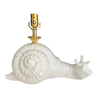 Mid Century Italian Snail Lamp For Sale