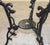 Late 20th Century Victorian Revival Iron and Aluminum Garden Bistro Set, 3 Pieces For Sale - Image 11 of 15