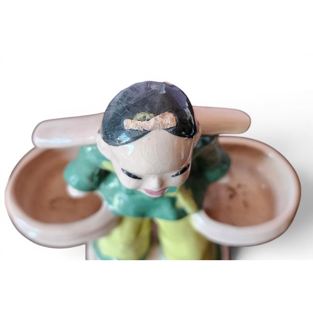 Set Mid Century Modern Kaye of Hollywood Ceramic Planter Figurines, C1950s For Sale - Image 4 of 6