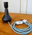 Stoneware table lamp by Søholm Stentøj, model 3323 L, designed by Einar Johansen. The lamp features an unglazed neck and a...