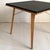 Folding Coffee Table in Plideal Beech and Faux Leather, 1950s For Sale - Image 4 of 11