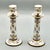 Metal Louis XVI Revival Porcelain Candlesticks with Floral Garlands and Gilt Metal Mounts in the style of Sèvres, 1890s, Set of 2 For Sale - Image 7 of 18